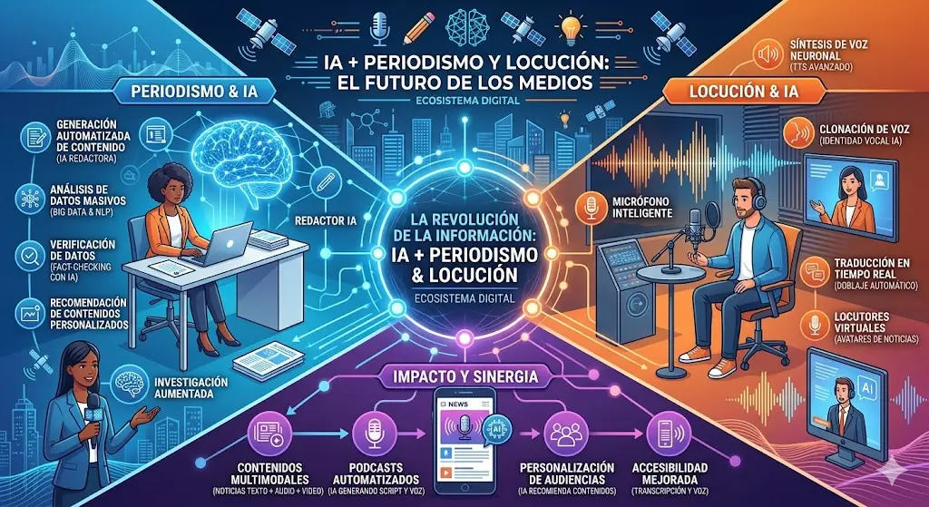 Periodismo y locución en tiempos de IA