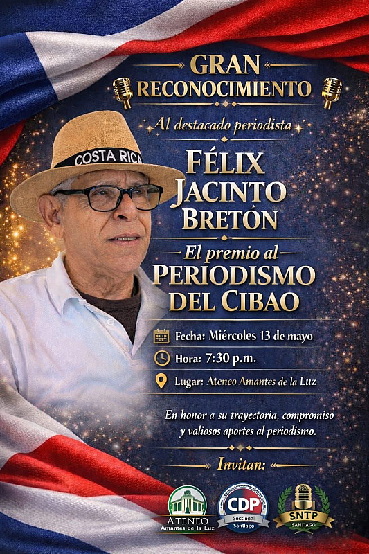 Félix Jacinto Bretón: La pluma inquebrantable que honra el periodismo del Cibao y el país