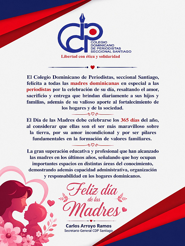 Felicitaciones a las madres