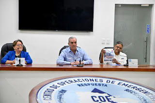 Presidente de la República, Luis Abinader encabezó el lanzamiento del Plan Nacional de Contingencia para la Temporada Ciclónica 2026