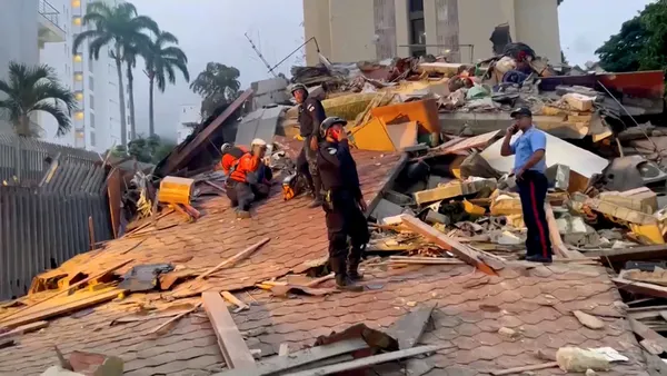 Por disposición del presidente de República Dominicana, Luis Abinader, el Ministerio de Defensa (MIDE), en coordinación con el Ministerio de Relaciones Exteriores (Mirex), dispuso este jueves el envío de un equipo especializado de búsqueda y rescate en estructuras colapsadas (USAR) del Cuerpo Especi