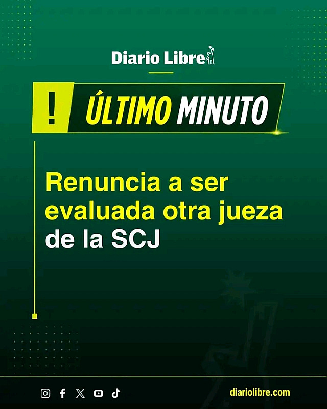 #ÚltimoMinutoDL|  Otra jueza de la Suprema Corte renuncia a ser evaluada por el CNM