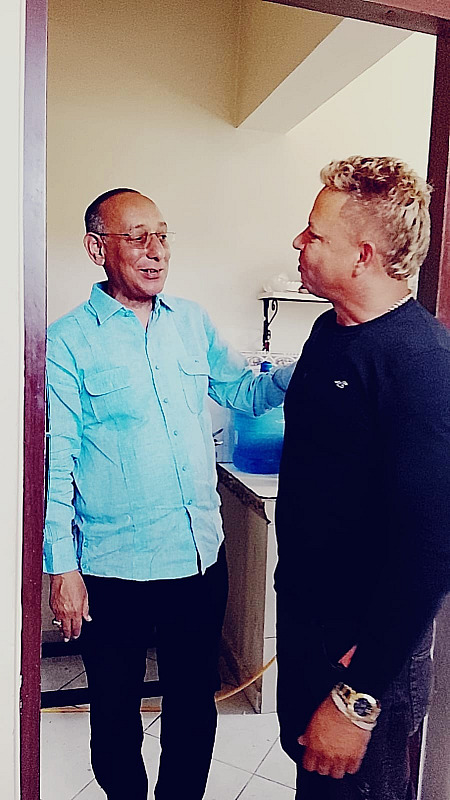 *Ing. Rafa Santos realiza visita de cortesía al Alcalde Luis Canela en el Ayuntamiento de Veragua