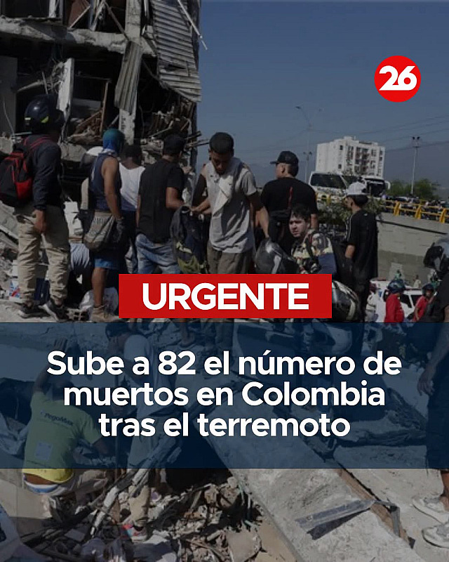 EDIFICIOS COLAPSADOS Y PERSONAS ATRAPADAS DEJA EL TERREMOTO 7,4 EN COLOMBIA