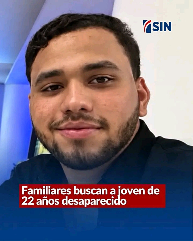 Familiares de Ángel Miguel De La Cruz Vásquez, de 22 años, solicitaron ayuda para localizarlo