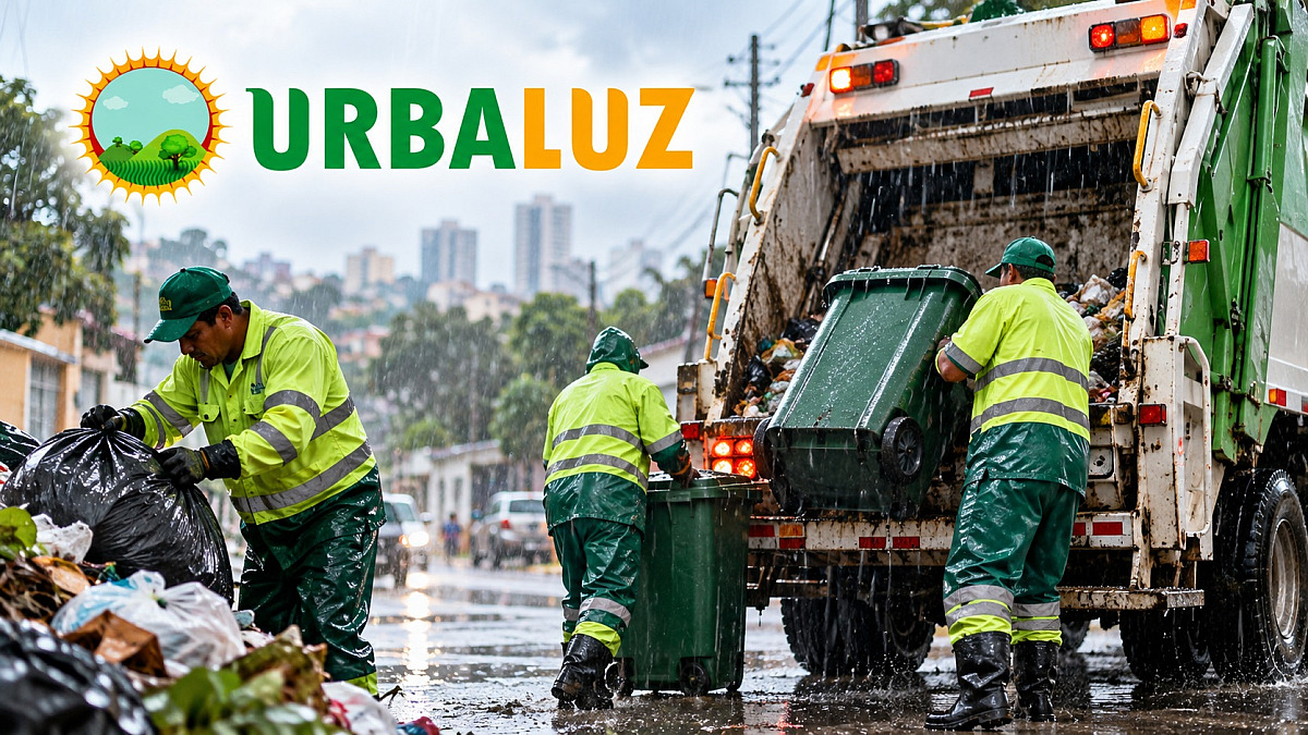 Urbaluz pide paciencia a la población ante retrasos en la recogida de basura por fuertes lluvias en Santiago